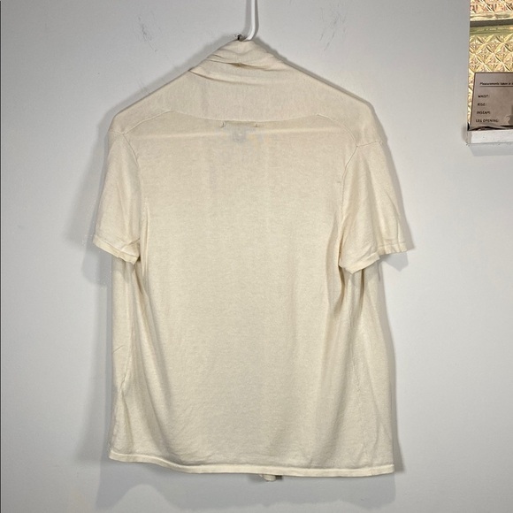 August Silk Cream Cardigan - Picture 6 of 6